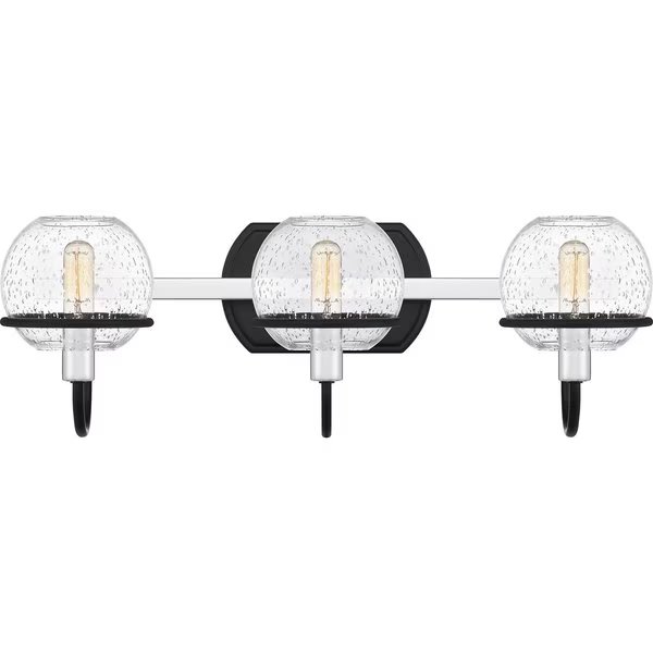Phoenix Vanity Light, Quoizel, Mfr#: PHX8622MBK